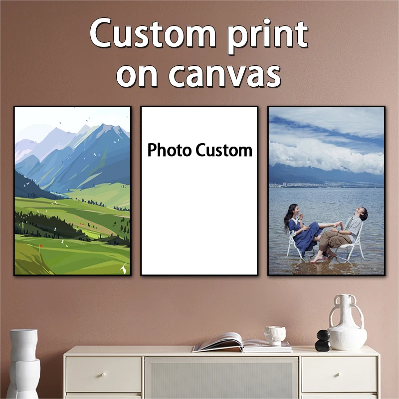 Customizable Unframed Canvas Poster, Personalized Poster, Custom Your Photo, Perfect Gift For Friends & Family, Wall Art, Home Decor