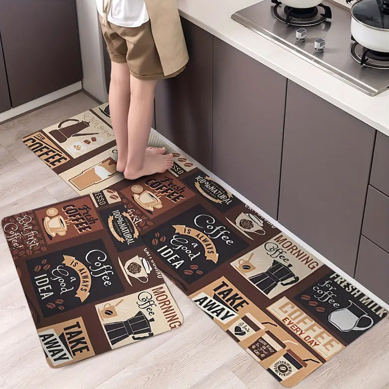 Original Kitchen Anti-Fatigue Mat with Non-Slip Backing - Durable, Stylish, and Comfortable for Cooking Areas and Home Use for Unisex