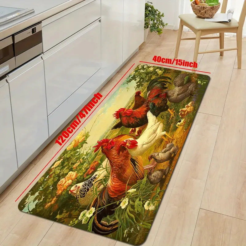 Original Kitchen Anti-Fatigue Mat with Non-Slip Backing - Durable, Stylish, and Comfortable for Cooking Areas and Home Use for Unisex