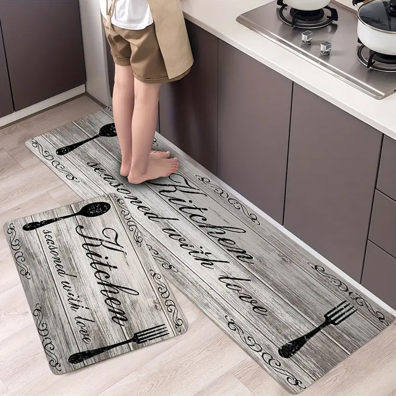 Original Kitchen Anti-Fatigue Mat with Non-Slip Backing - Durable, Stylish, and Comfortable for Cooking Areas and Home Use for Unisex