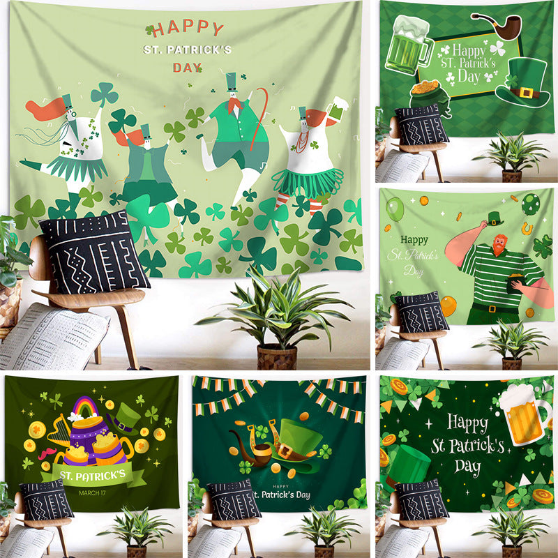 Customizable St Patrick'S Day Wall Background Cloth – Perfect for St. Patrick's Day & Outdoor Celebrations, Adding a Special Touch to Events and Holidays